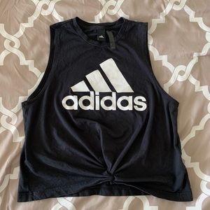 Adidas crop top tank